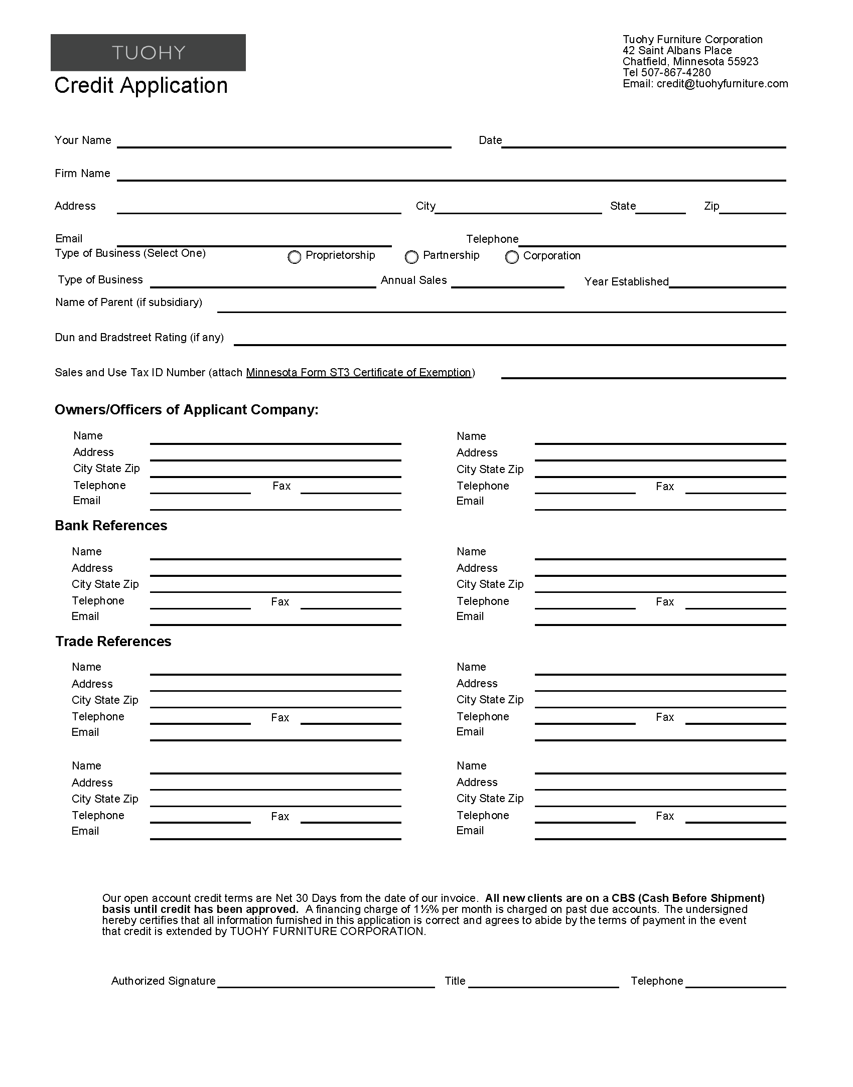 Written Authorization