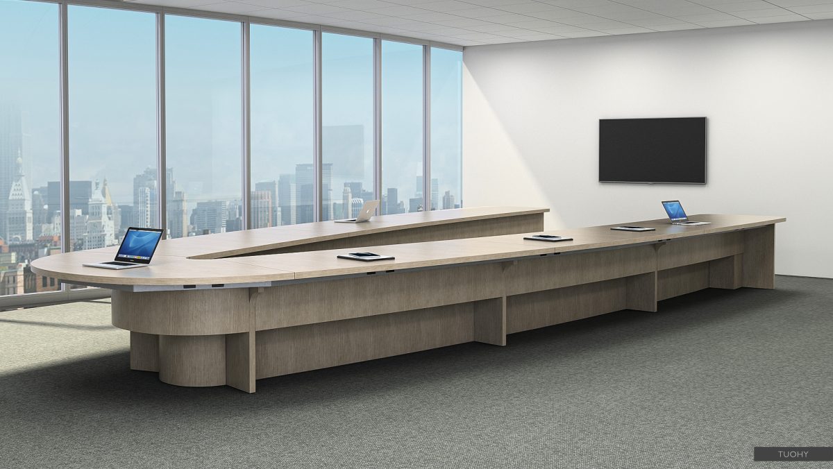 Large U-Shaped Conference Table – 114148