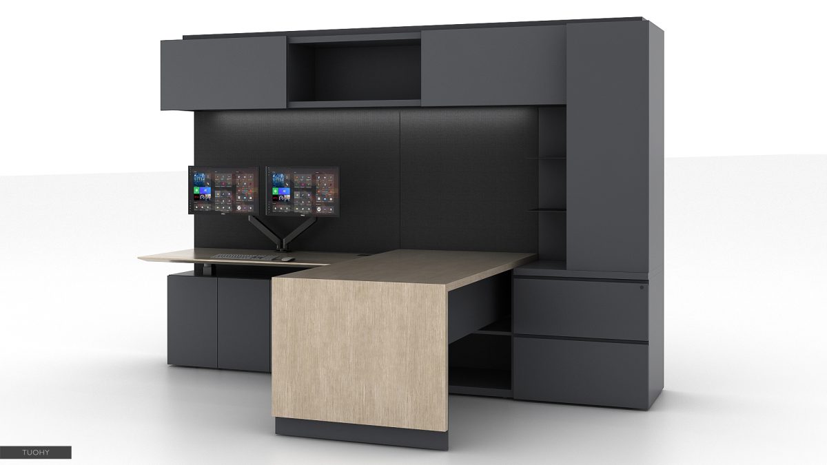 L- Shaped Private Office 114239