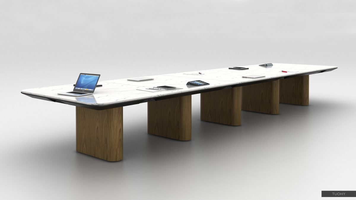 Large Rectangular Conference Table 114337-1