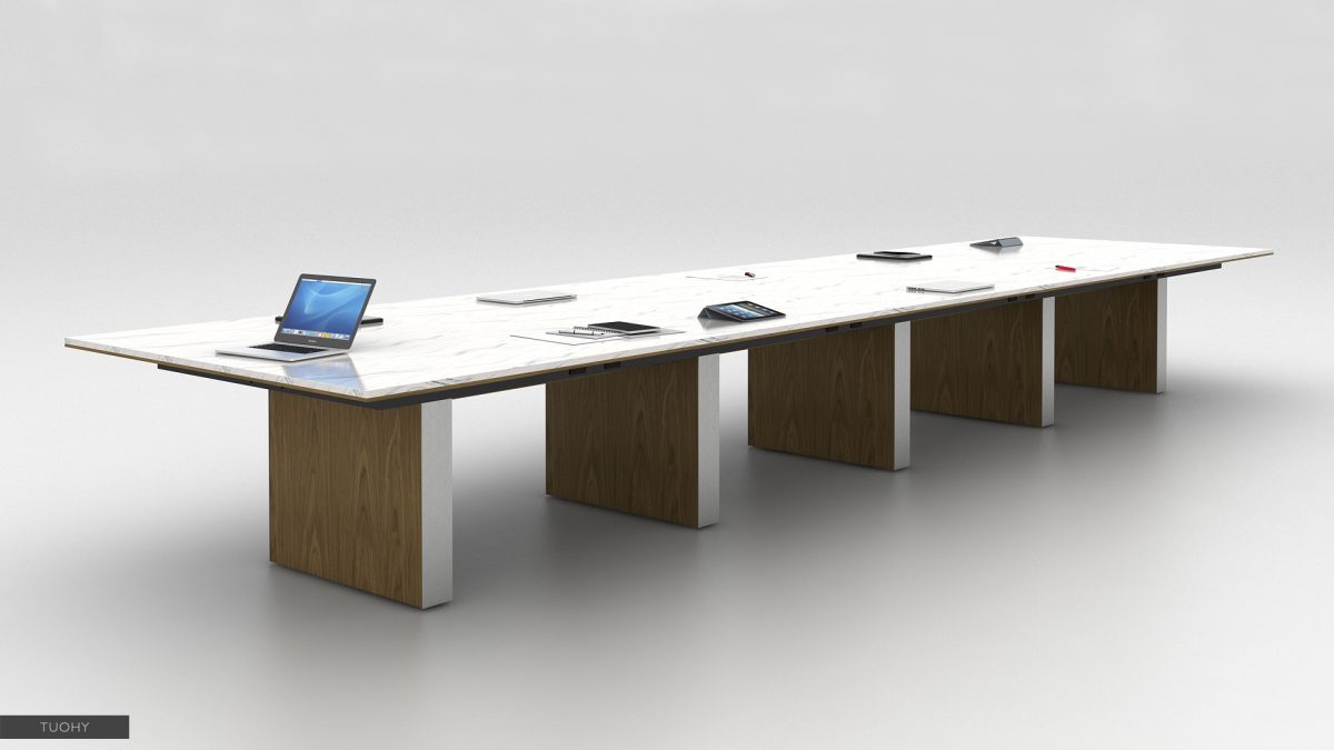 Large Rectangular Conference Table 114337-2