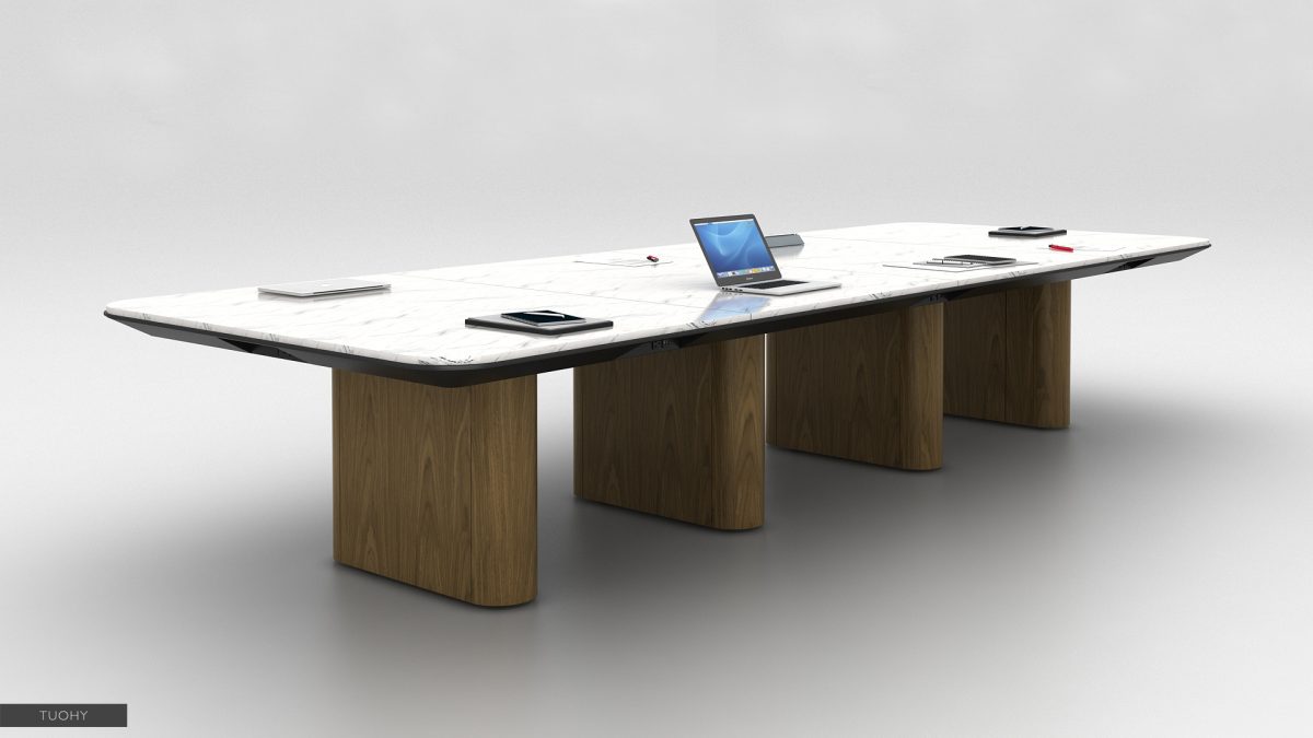 Large Rectangular Conference Table 114337-3