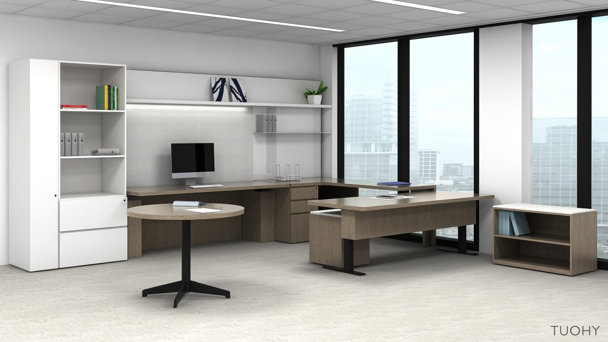 Large U-Shape Office 114350