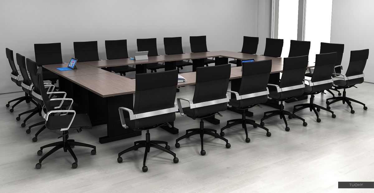 Rectangular Training Table 114241