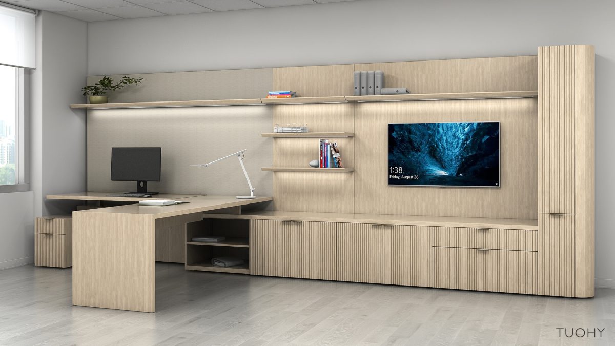 Work Wall with Return 114430