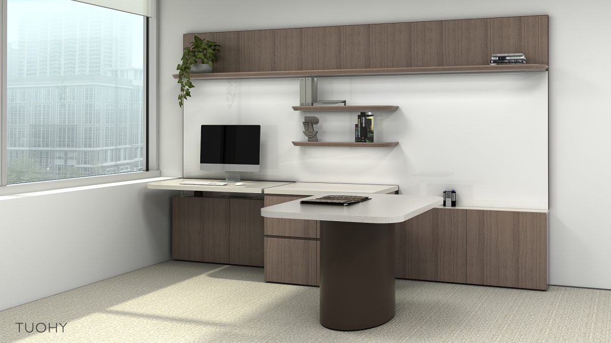 Work Wall with Return 114771