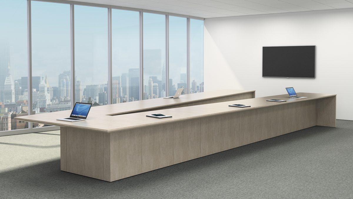 V-Shape Conference Table 114834